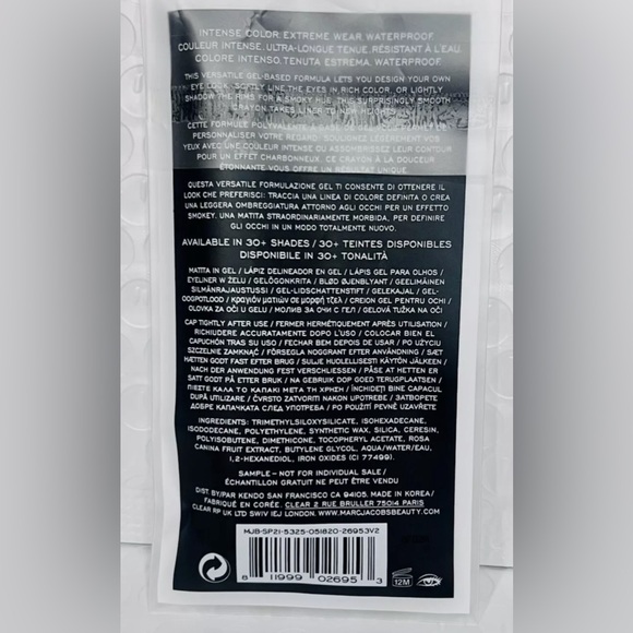 Marc Jacobs 42 Blacquer Highliner Gel Dye Crayon Brand New - Picture 2 of 4